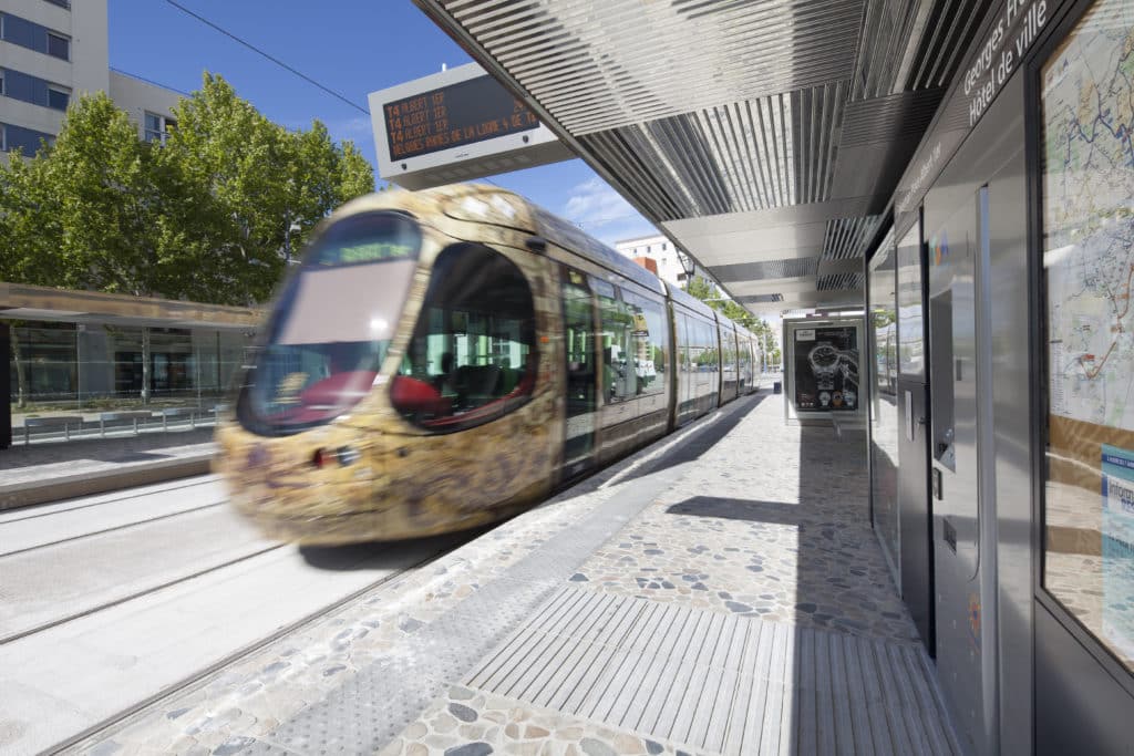 Reportage activités Spie sur le tramway de Montpellier