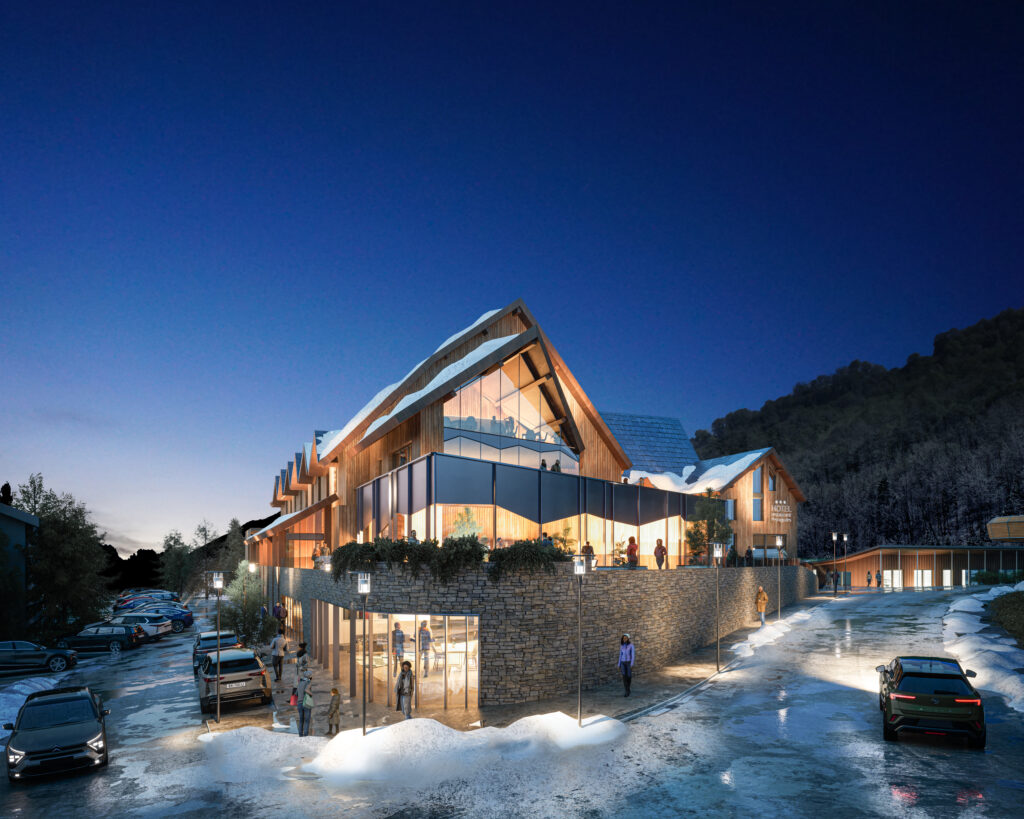 Loudenvielle Complexe montagne Perspective 1 Neige