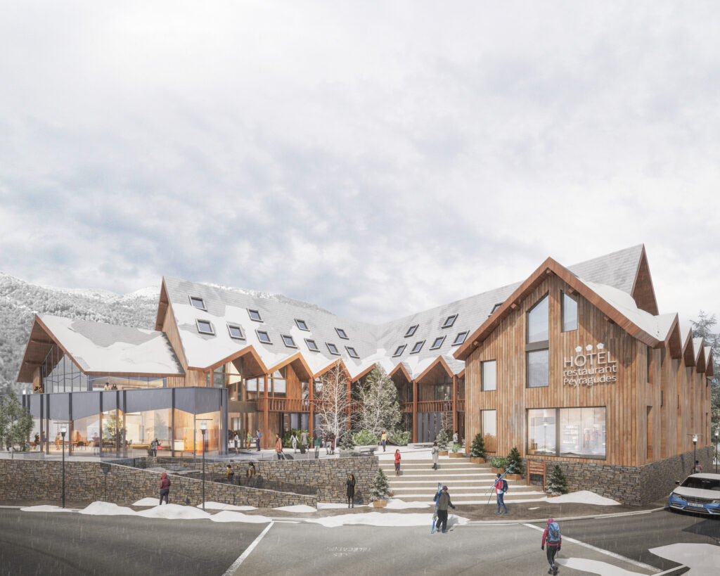 Loudenvielle Complexe montagne Perspective 2 Neige